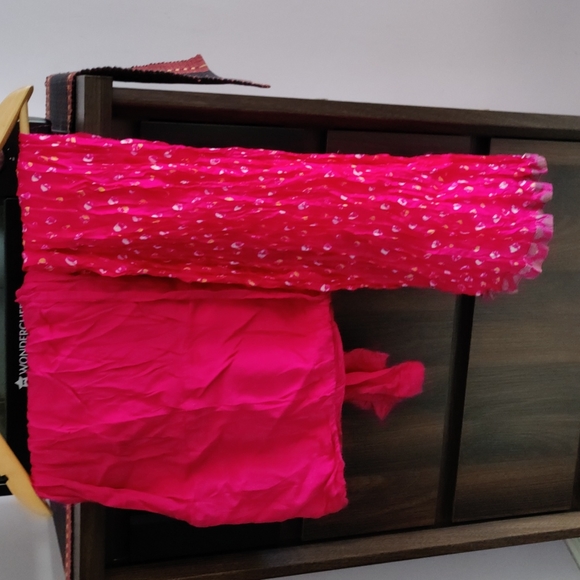 Bandhej Silk Suit - Picture 7 of 10